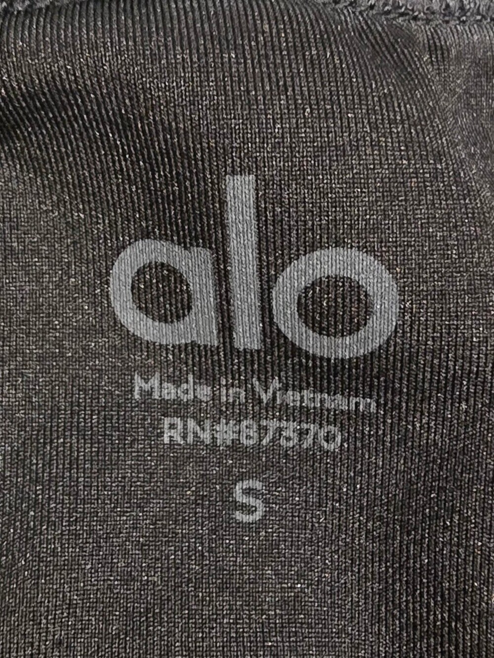 Alo Ribbed Racerback Tank In Black Size Small - Picture 2 of 7